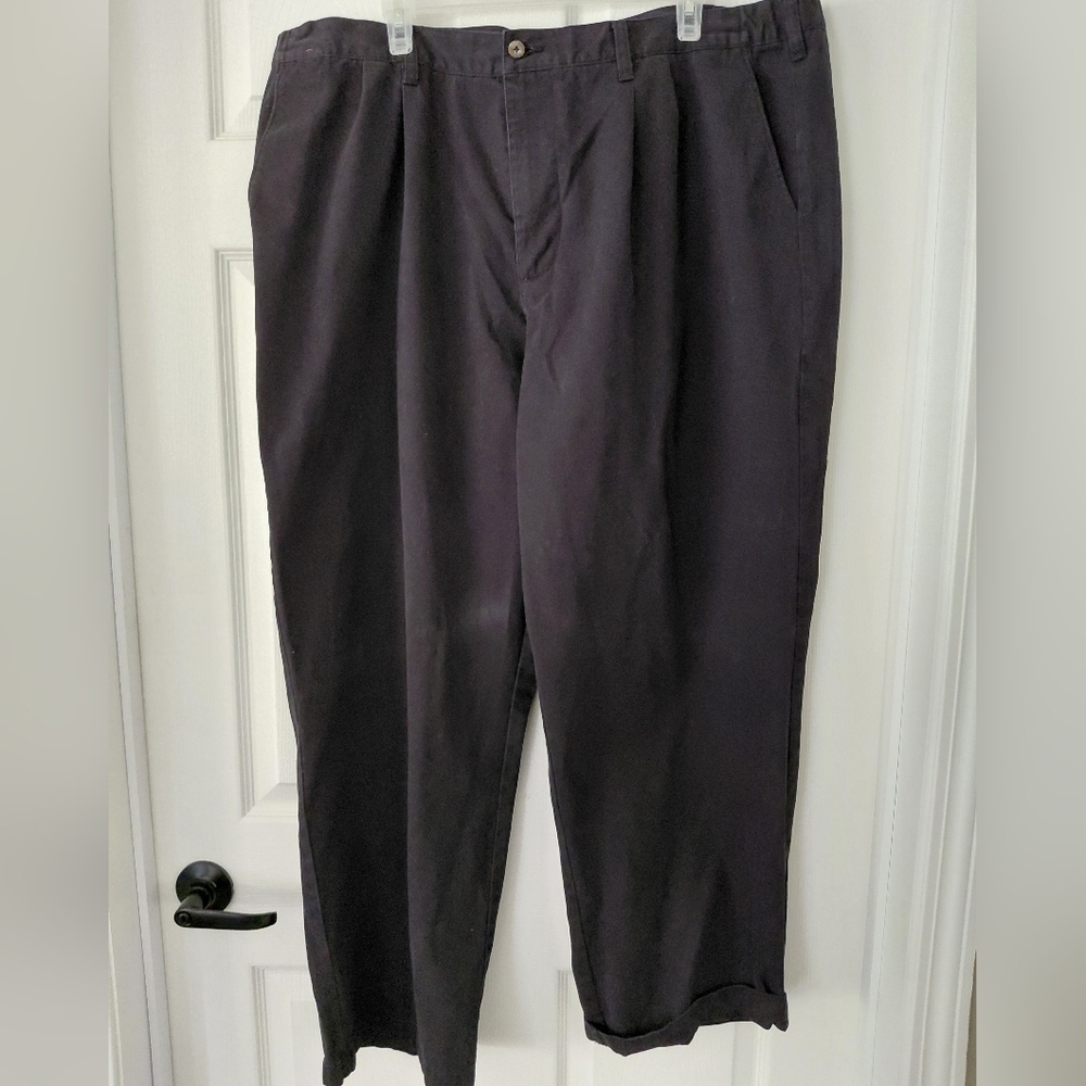 Big Mans Basic Editions Men's Dark Black Pants
